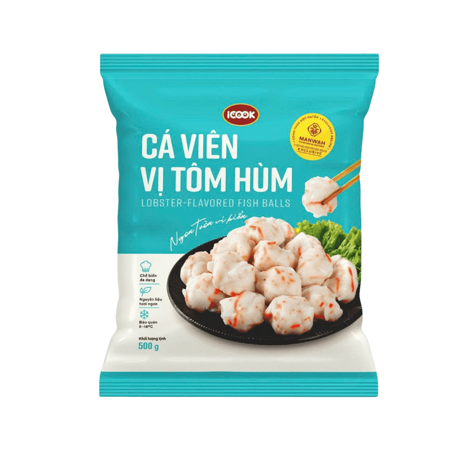 Cá viên </br> vị tôm hùm