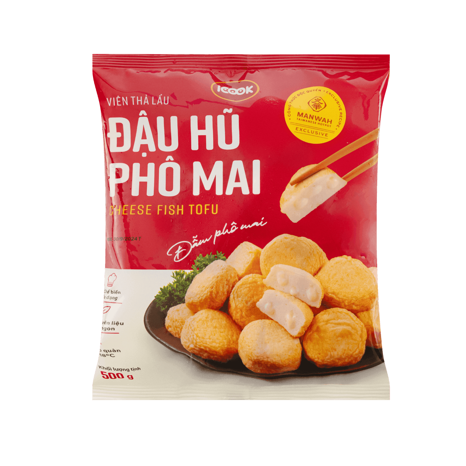 Viên Thả Lẩu Đậu Hũ Phô Mai