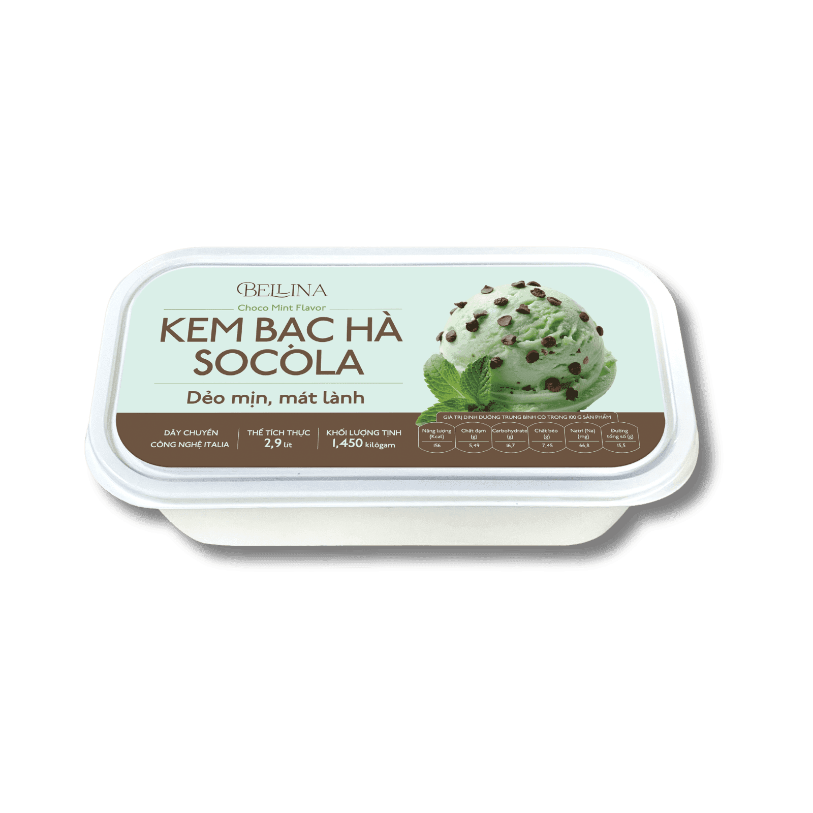Kem Bạc Hà Socola